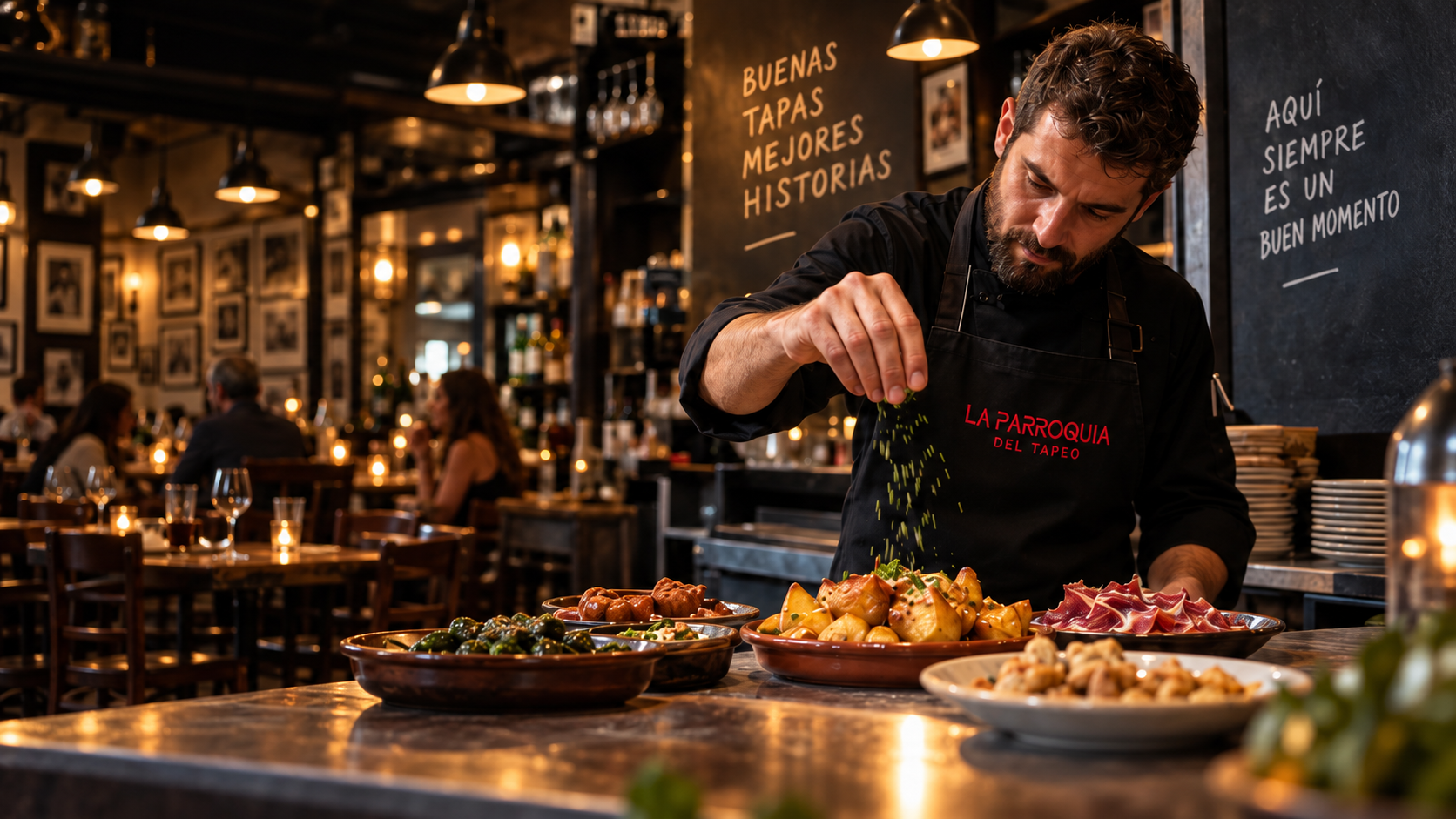 La Parroquia, gastronomía y buenos momentos en Málaga