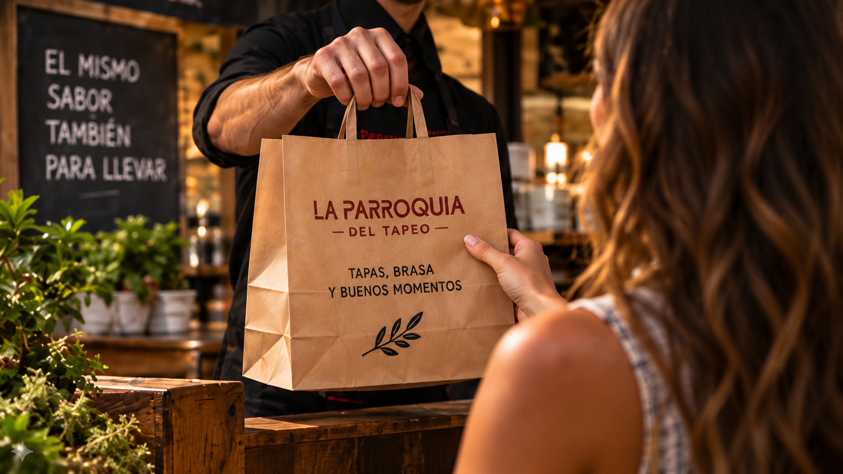 Recogida de un pedido de La Parroquia
