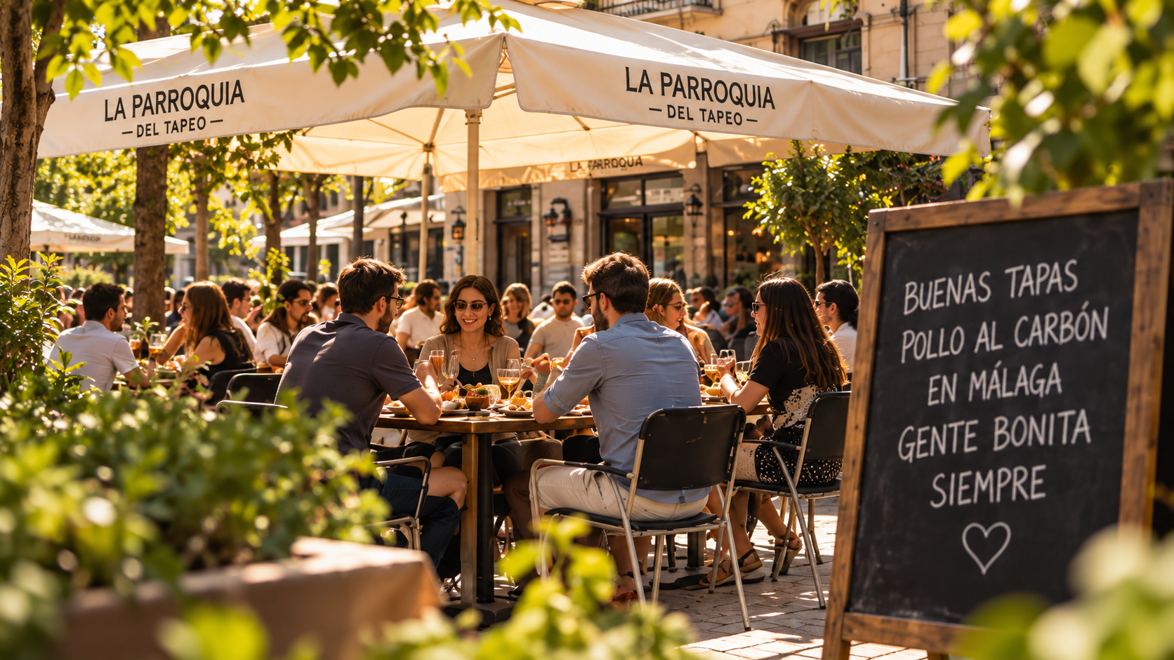 Terraza de La Parroquia en Teatinos